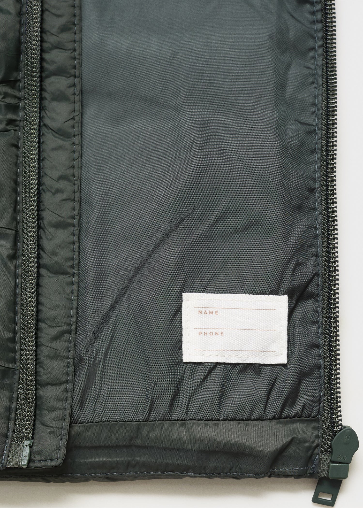 Mango outer vest alvaro in Khaki - D0