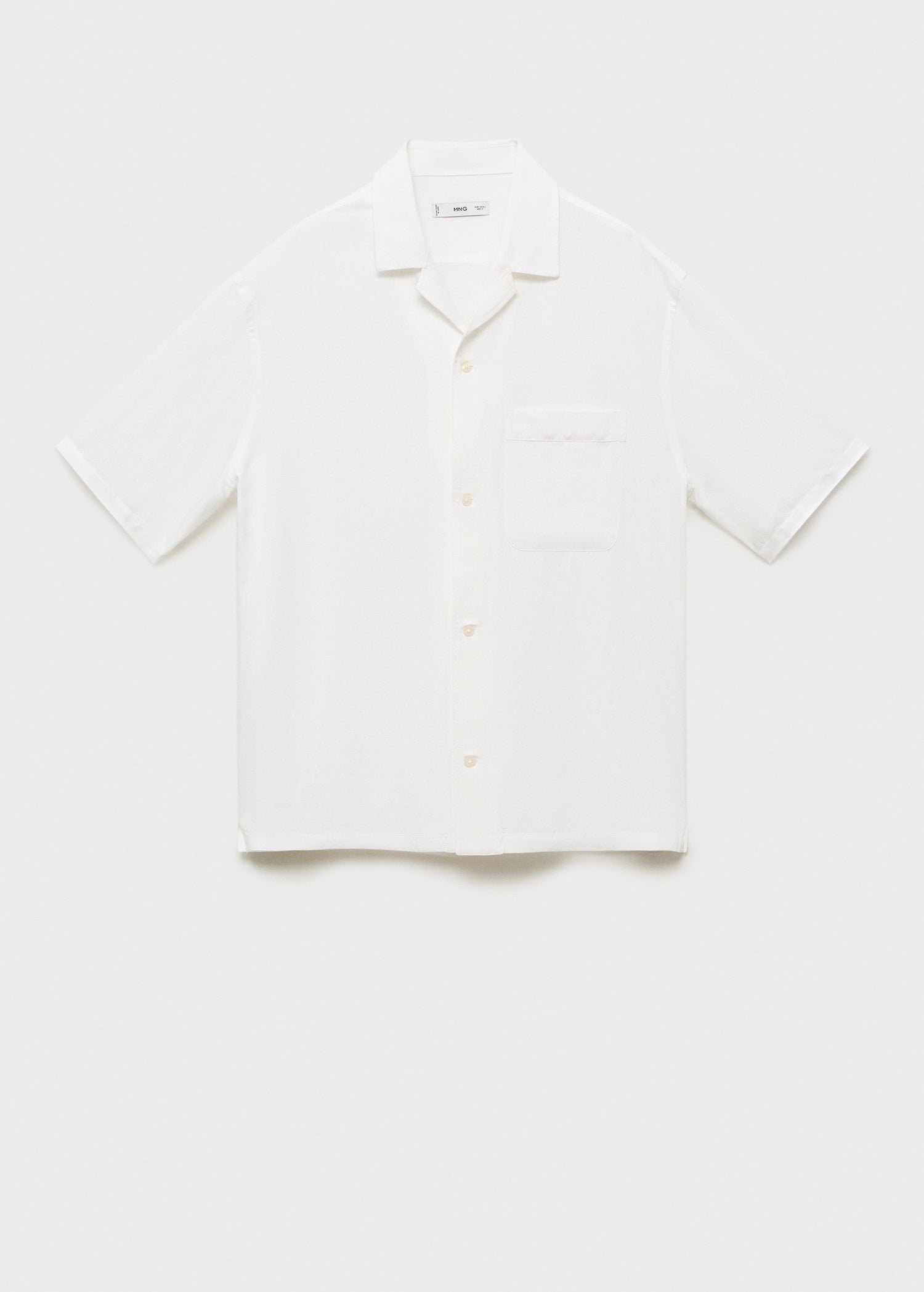 Mango shirt banarea in Off White - B