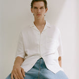 Mango shirt banarea in Off White - D3