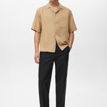 Mango shirt banarea in Beige - 99999999_01