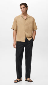 Mango shirt banarea in Beige - 99999999_01