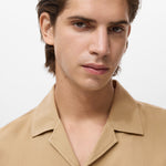 Mango shirt banarea in Beige - D1