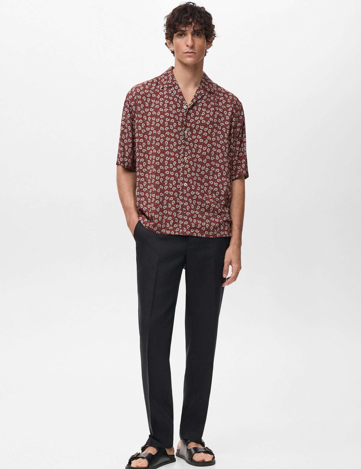 Mango shirt chill in Cherry - 99999999_01