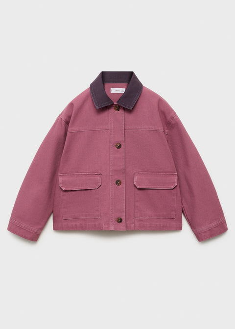 Mango jacket gaby in cherry