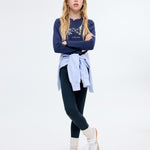 Mango leggings elio in Navy - 99999999_01