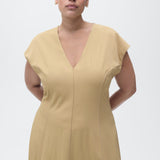 Mango dress sprung in Stone - D5