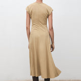 Mango dress sprung in Stone - R