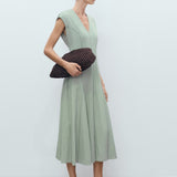 Mango dress sprung in Green - 99999999_01