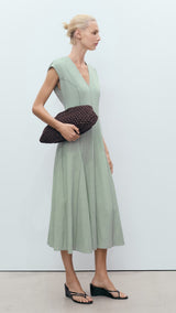 Mango dress sprung in Green - 99999999_01