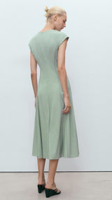 Mango dress sprung in Green - R