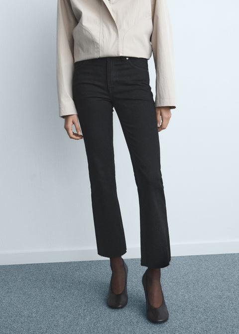 Mango jeans sienna in black denim