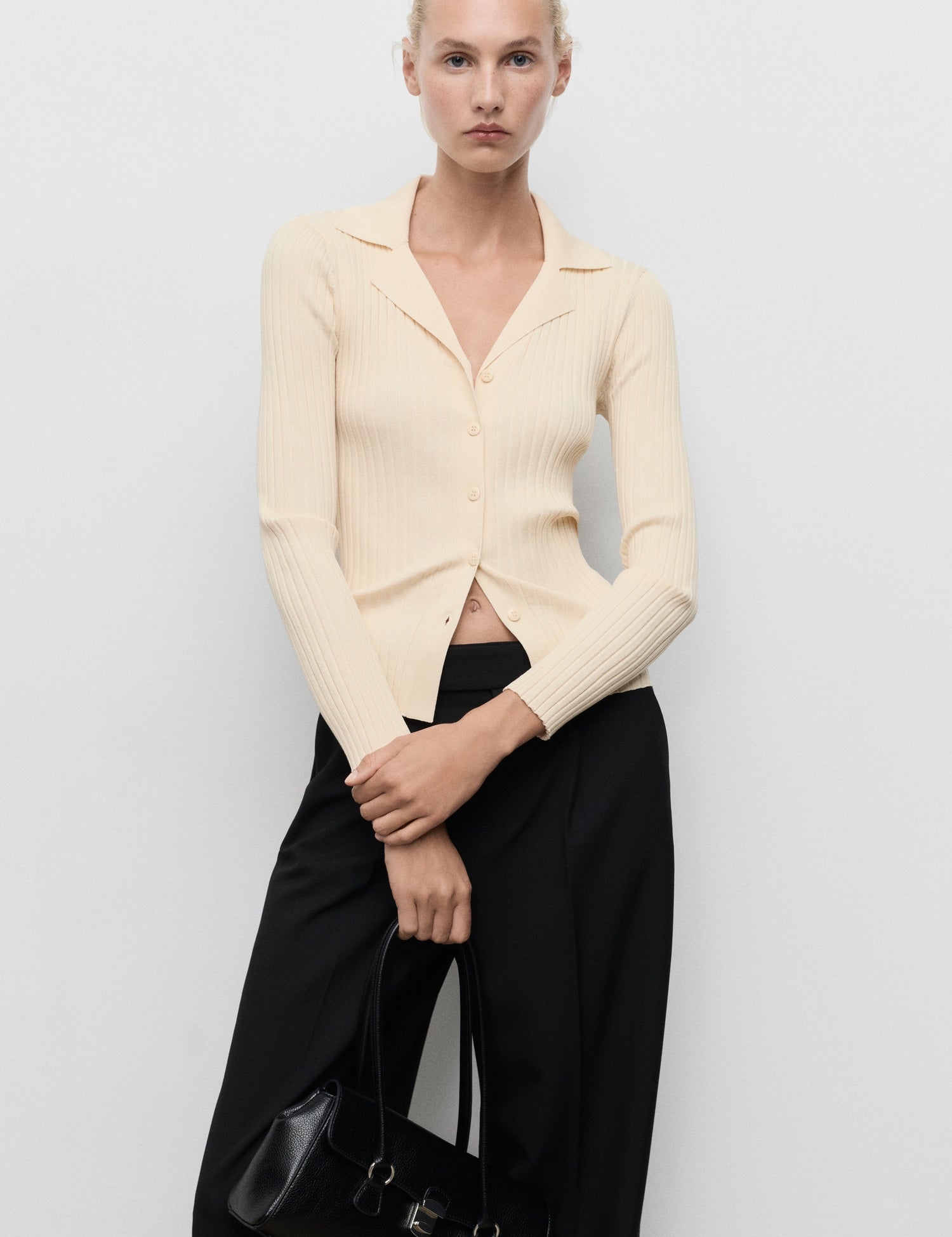 Mango cardigan latte in Raw