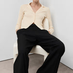 Mango cardigan latte in Raw - D2