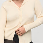 Mango cardigan latte in Raw - D5