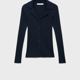 Mango cardigan latte in Navy - B