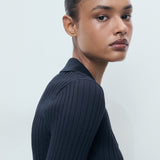 Mango cardigan latte in Navy - D1