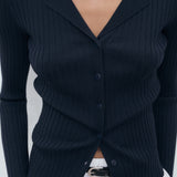 Mango cardigan latte in Navy - D6