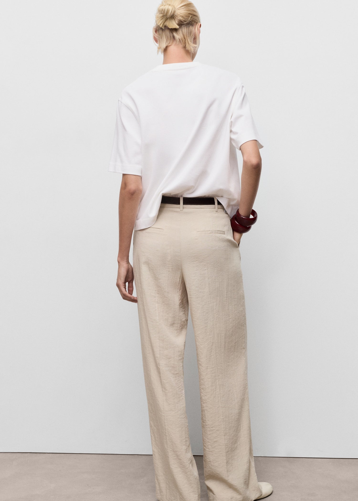 Mango t-shirt sita in Off White - R