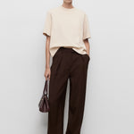 Mango t-shirt sita in Stone - 99999999_01