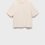 Mango t-shirt sita in Stone - B