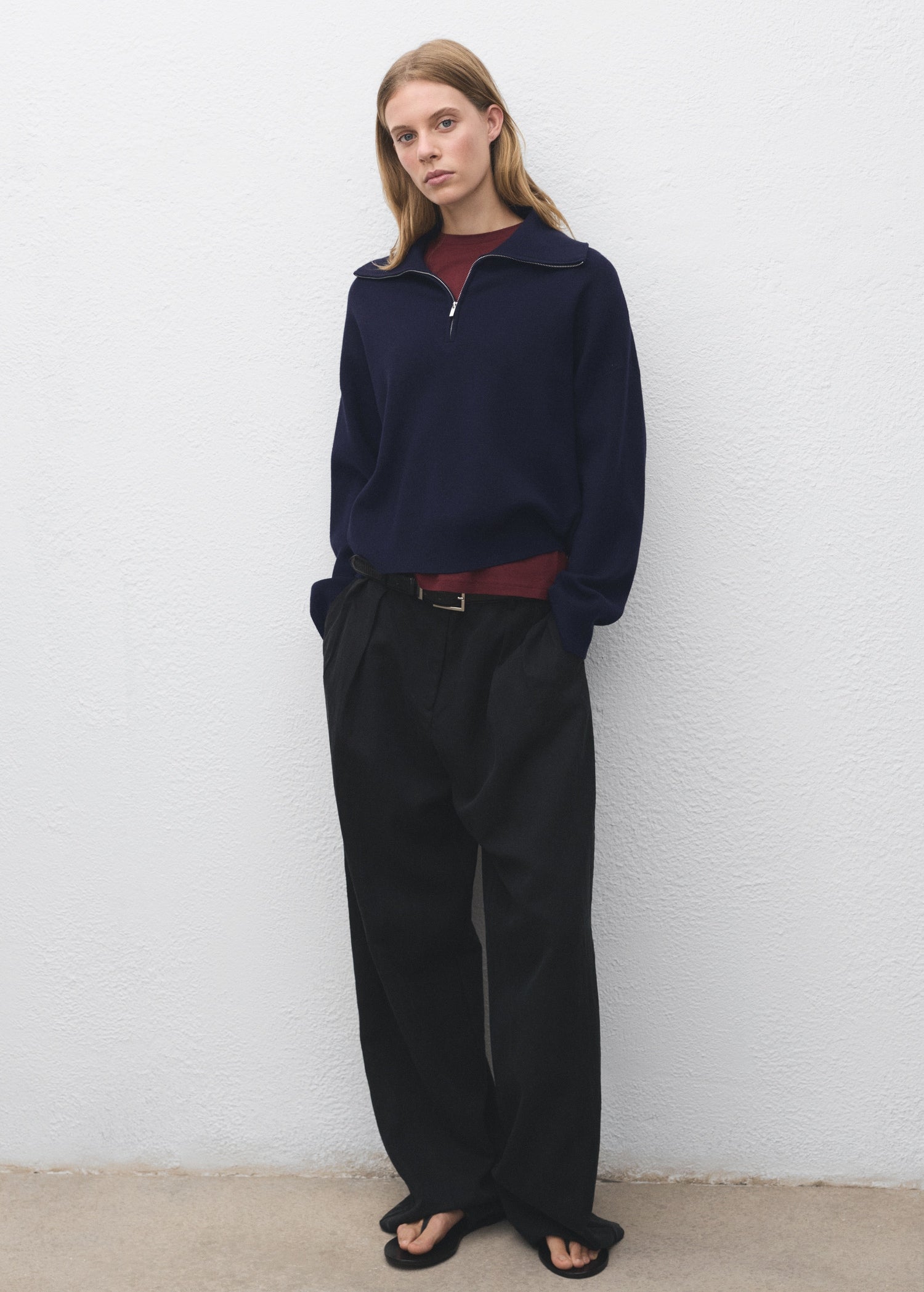 Mango sweater latas in Navy - 99999999_01