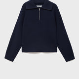 Mango sweater latas in Navy - B