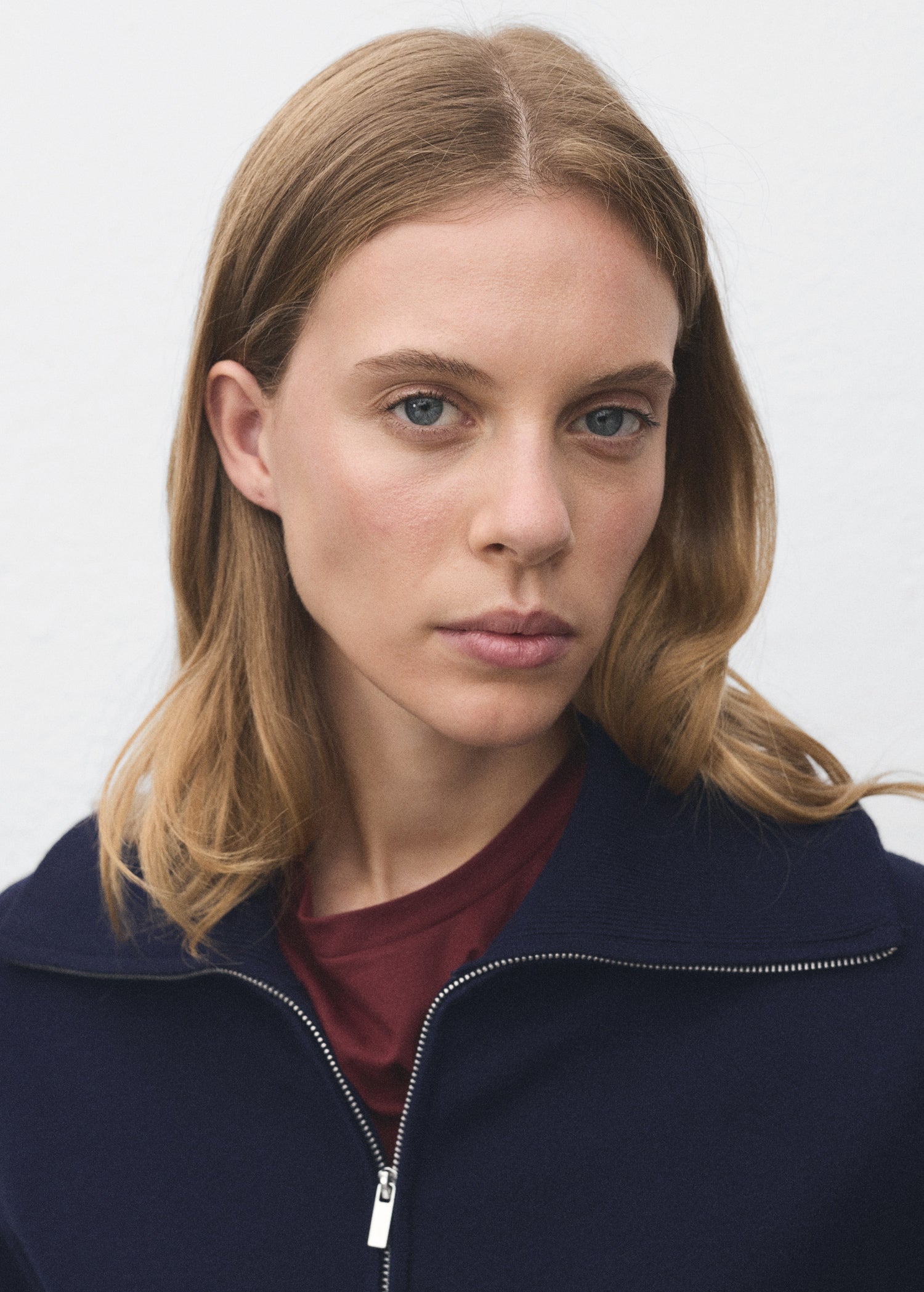 Mango sweater latas in Navy - D1