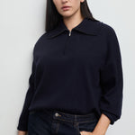 Mango sweater latas in Navy - D5