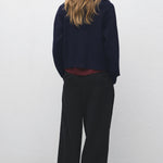 Mango sweater latas in Navy - R