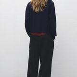 Mango sweater latas in Navy - R