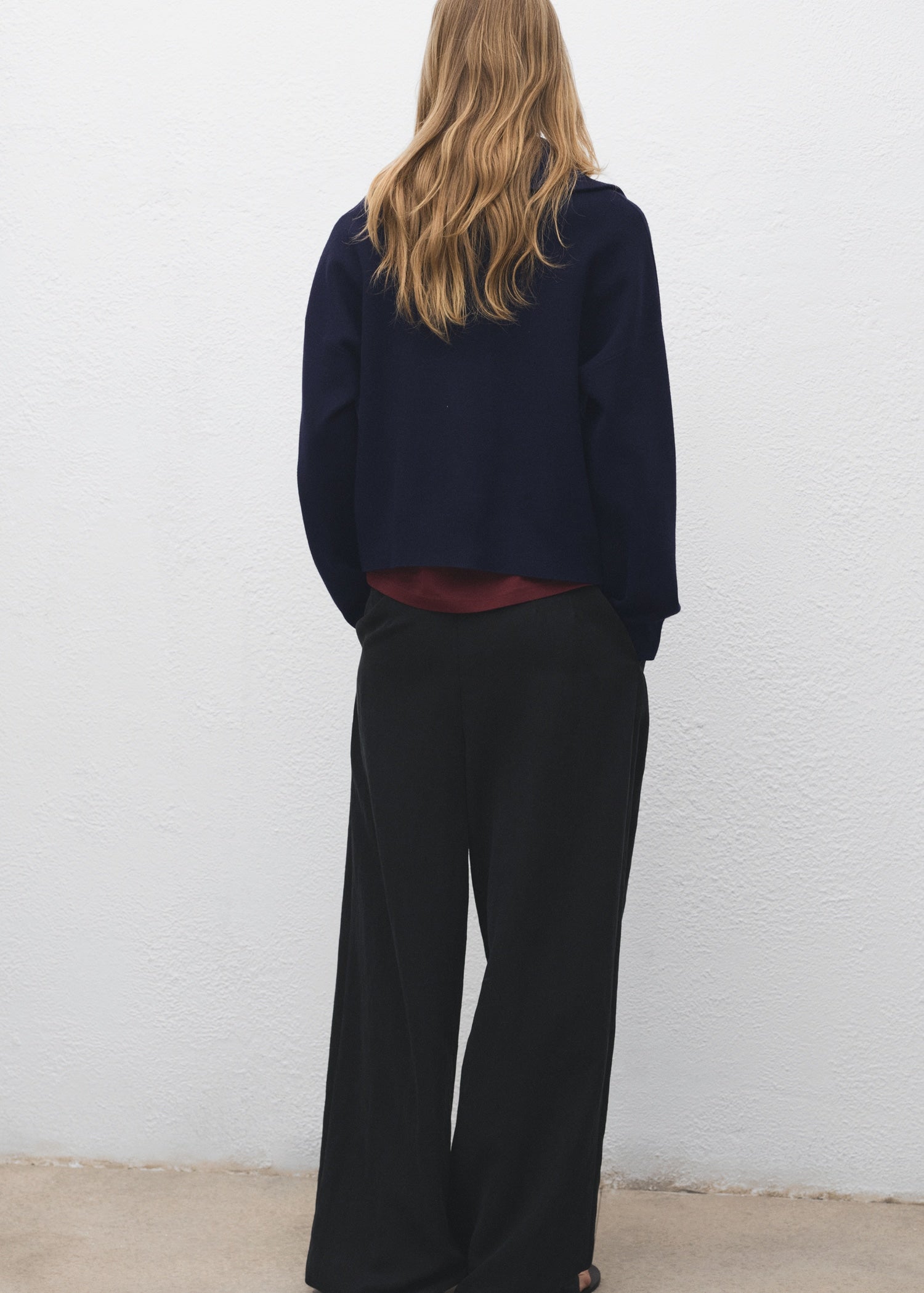 Mango sweater latas in Navy - R