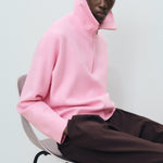 Mango sweater latas in Pastel Pink - D6