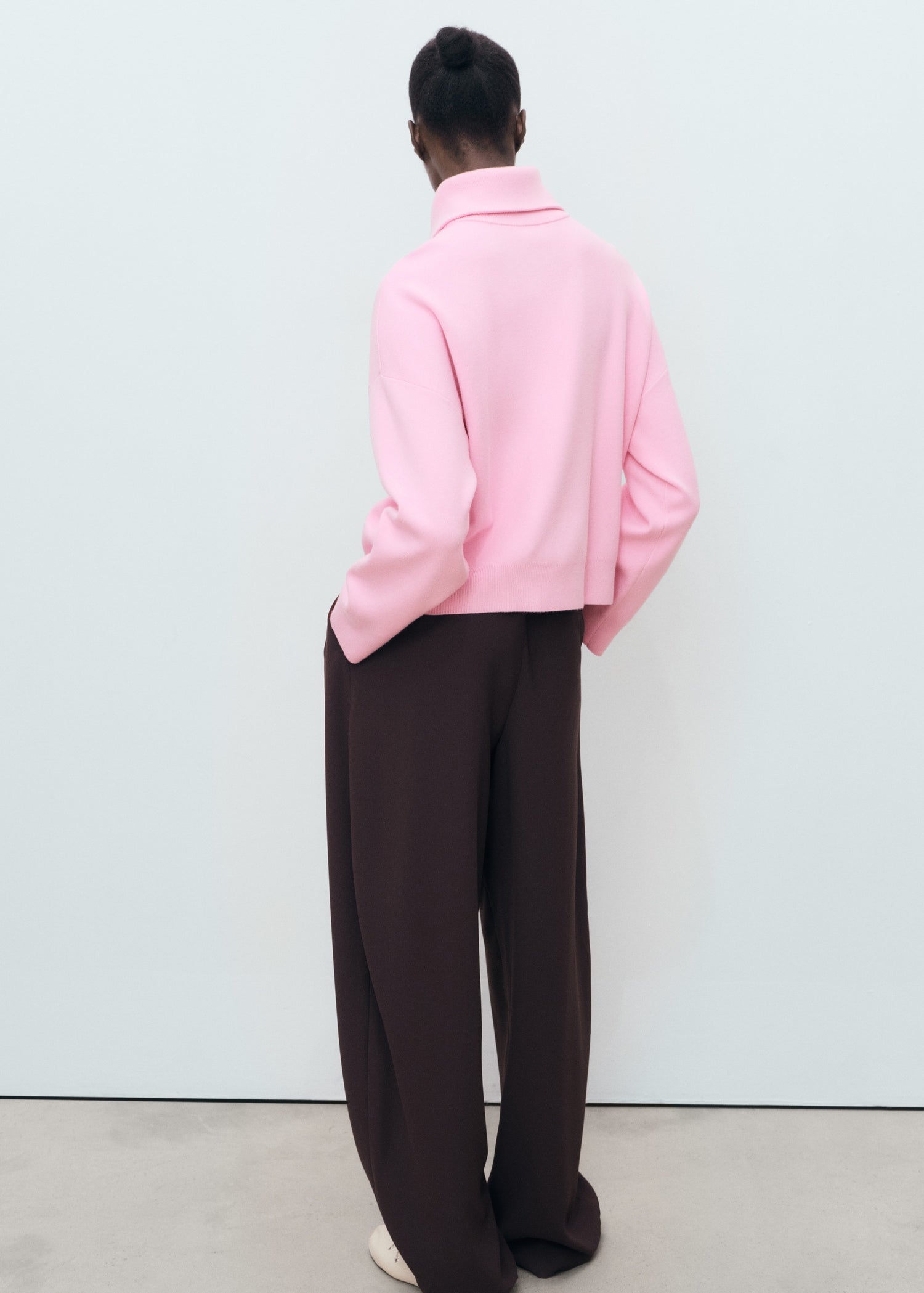 Mango sweater latas in Pastel Pink - R