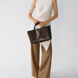 Mango shoulder bag manu in Chocolate - 99999999_01