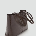 Mango shoulder bag manu in Chocolate