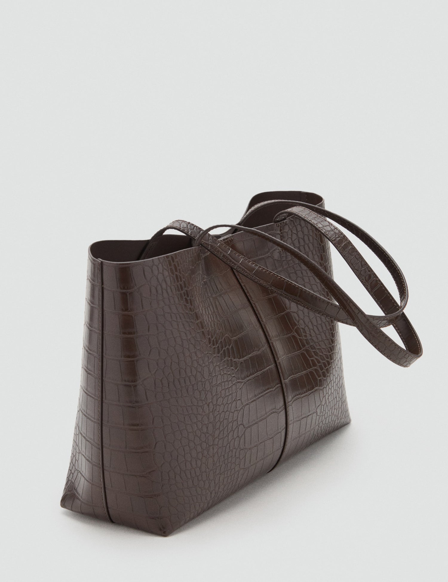 Mango shoulder bag manu in Chocolate