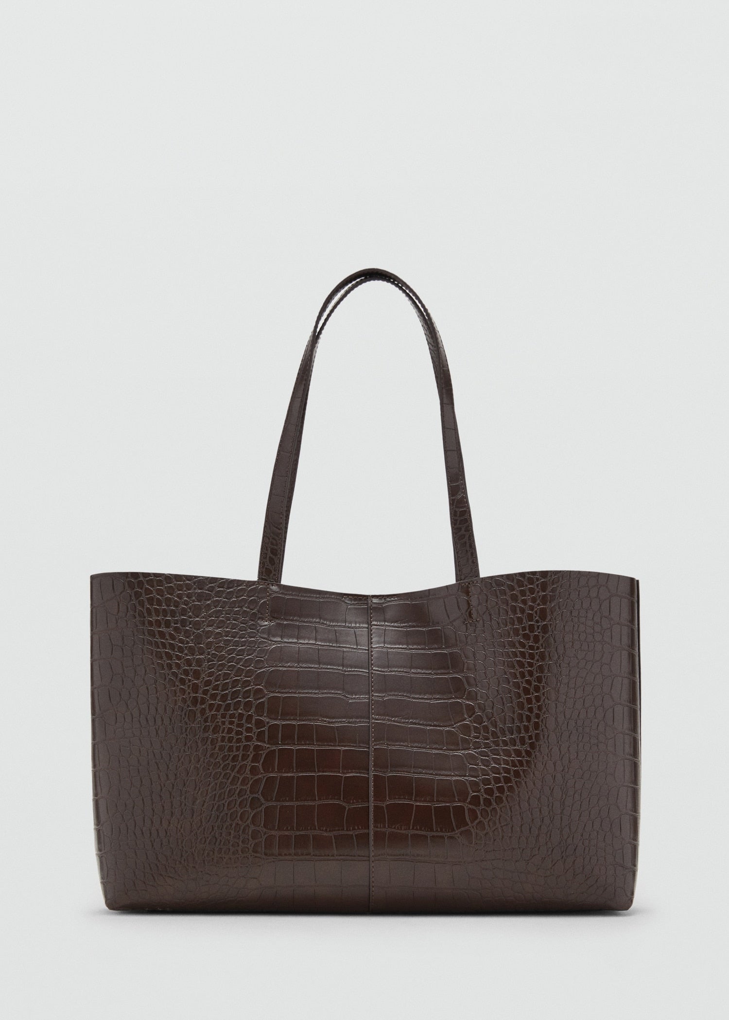 Mango shoulder bag manu in Chocolate - B