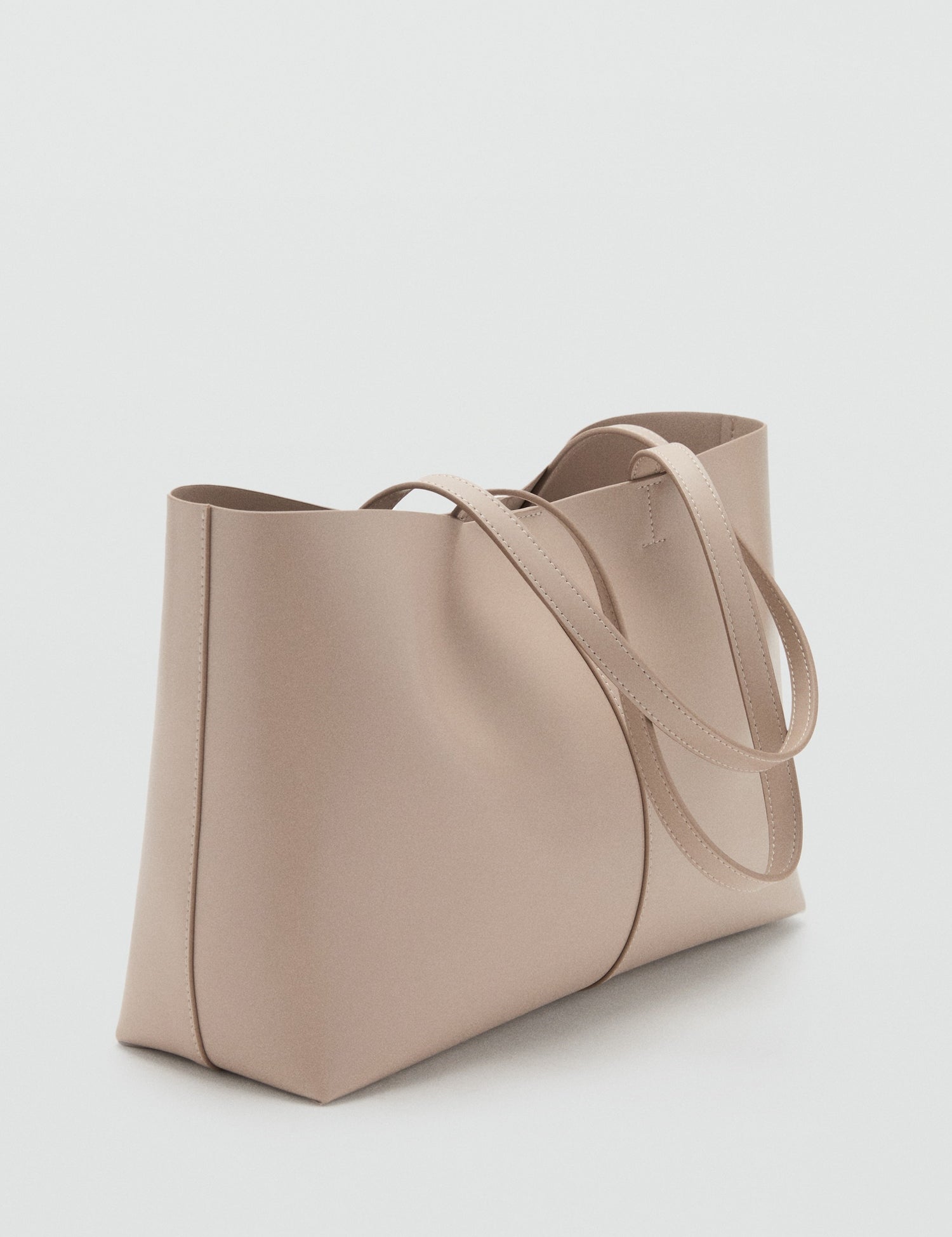 Mango shoulder bag manu in Taupe