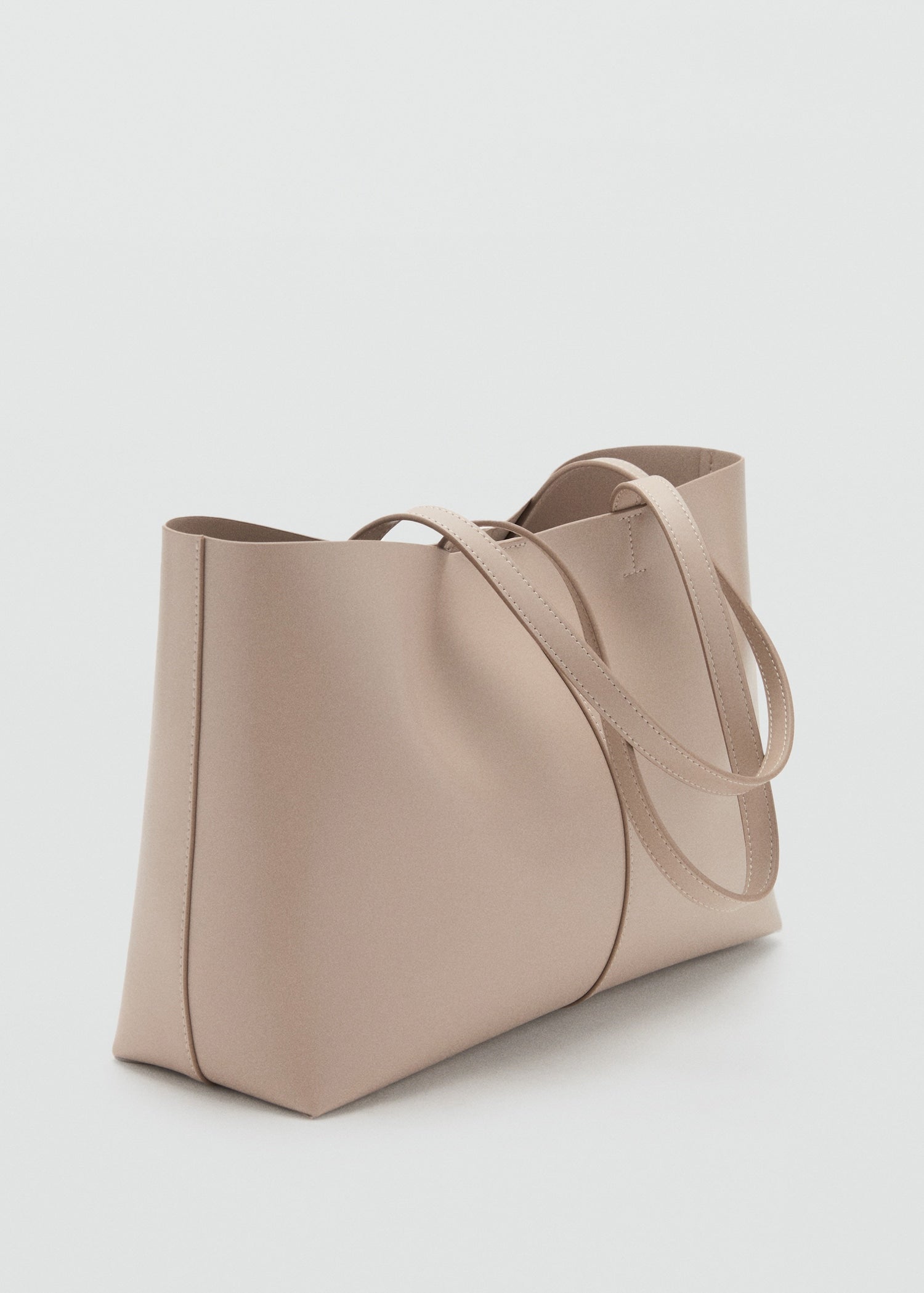 Mango shoulder bag manu in Taupe
