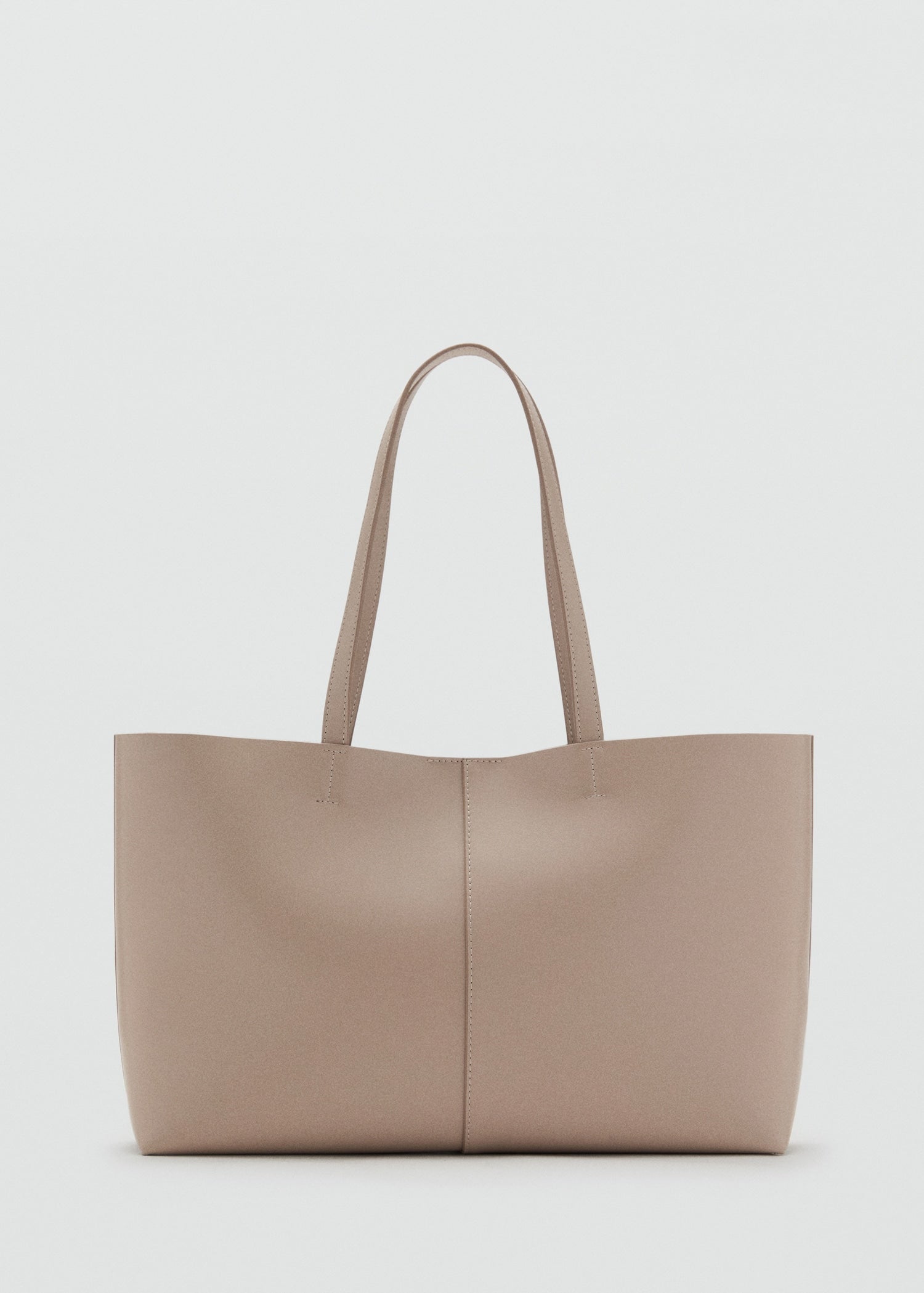 Mango shoulder bag manu in Taupe - B