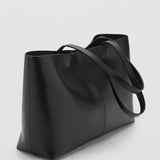 Mango shoulder bag manu in Black
