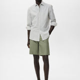 Mango shirt kissos in Dark Hunting Green - 99999999_01