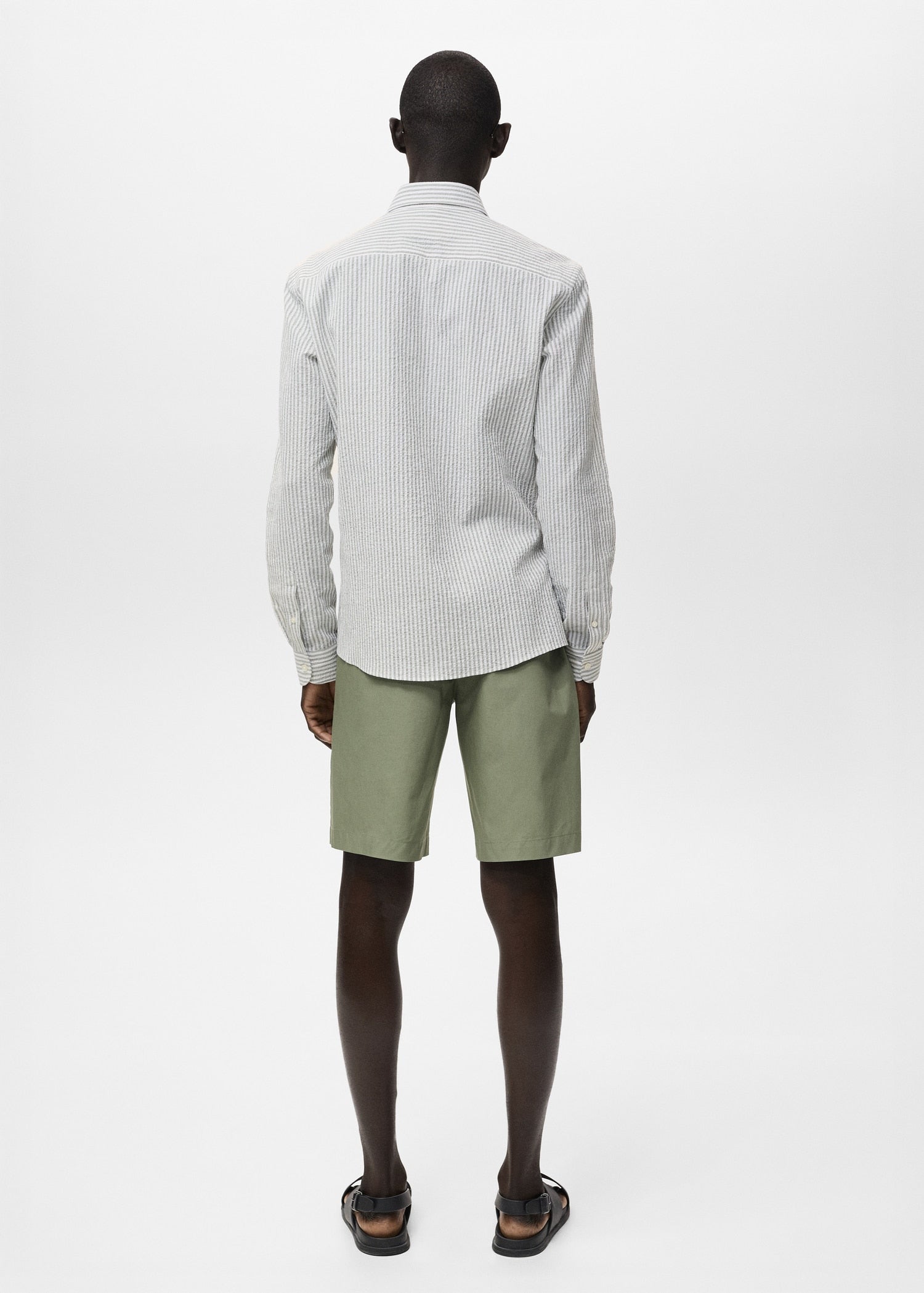 Mango shirt kissos in Dark Hunting Green - R