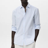 Mango shirt kissos in Sky Blue