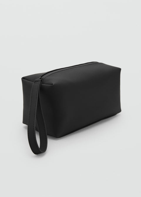 Mango mini bag toiletgu in black