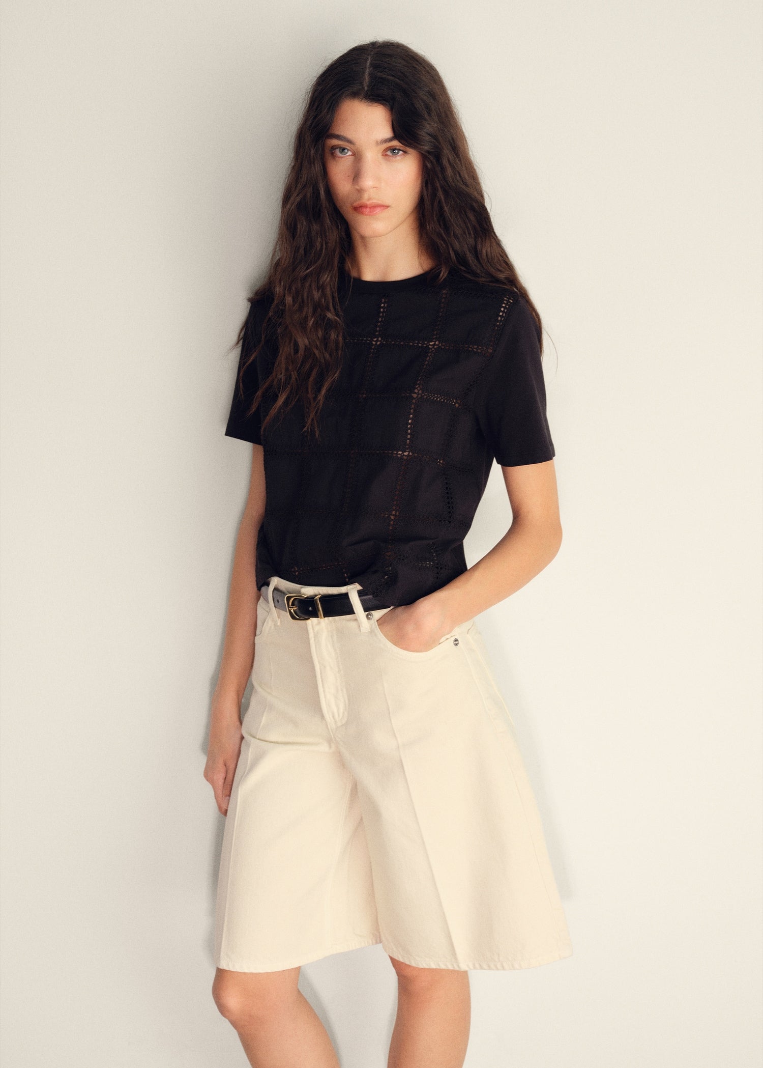 Mango t-shirt miffy in Black - D1