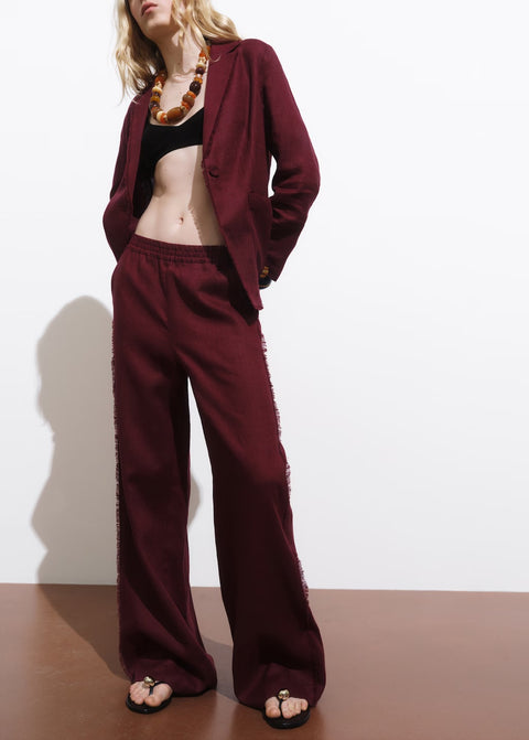 Mango trousers tarida in wine