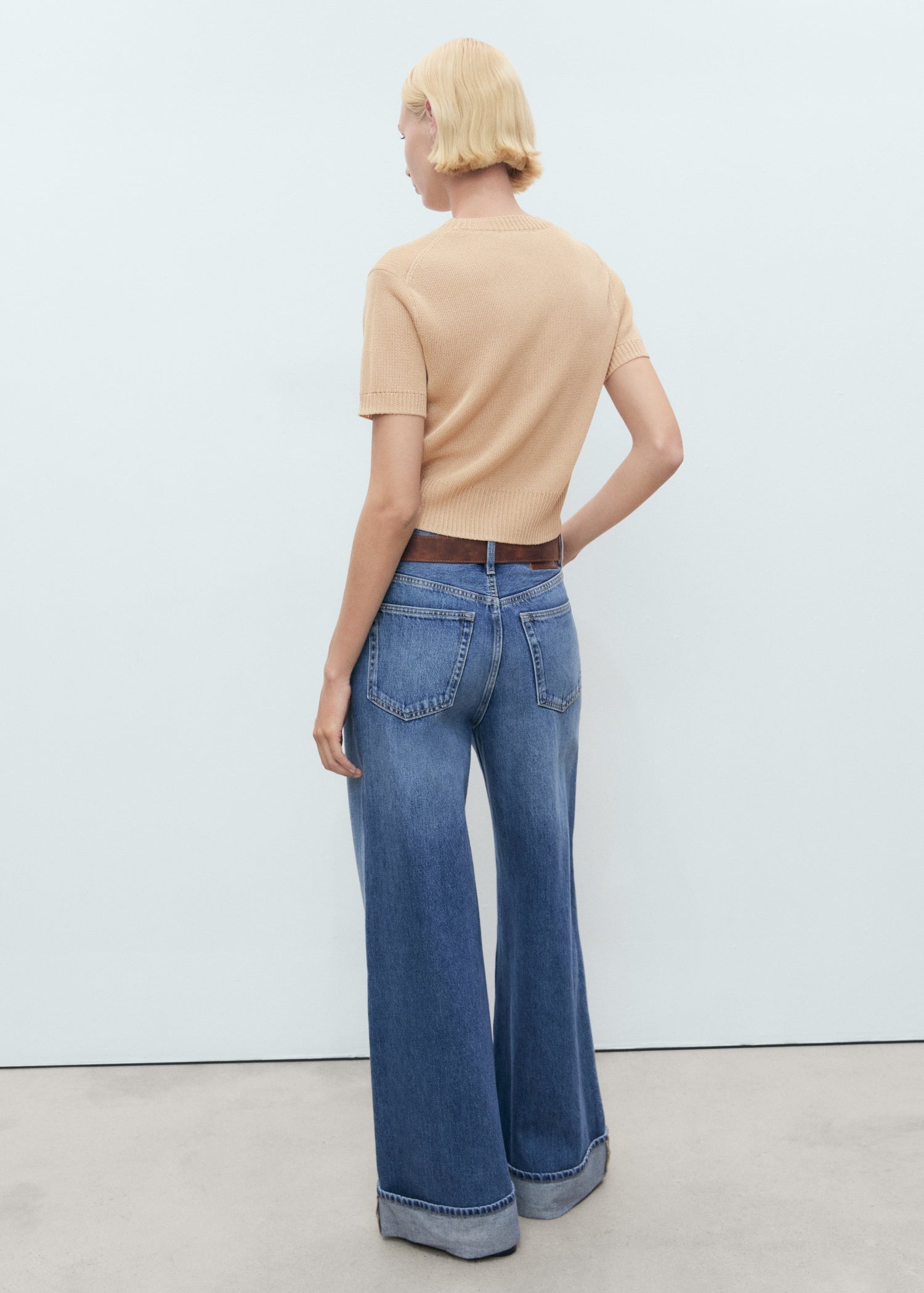 Mango sweater romeo in Stone - R