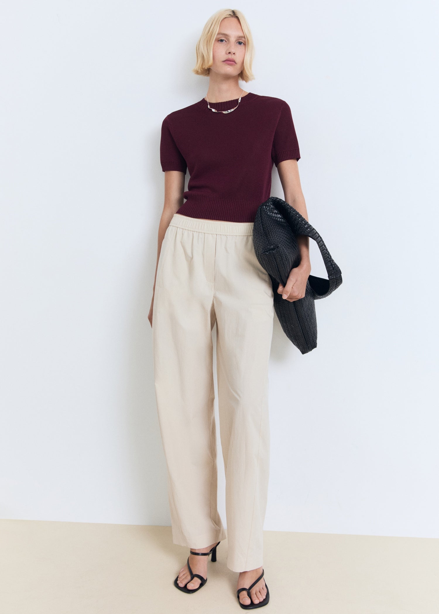 Mango sweater romeo in Burgundy - 99999999_01