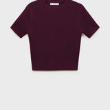 Mango sweater romeo in Burgundy - B